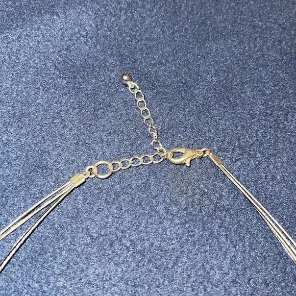 Black and silver beaded necklace - Picture 5 of 5